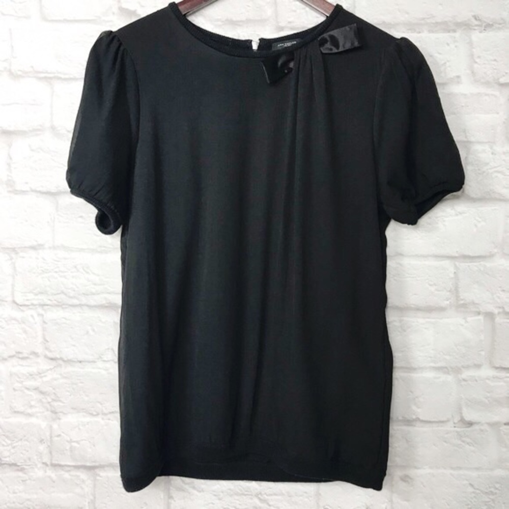Ann Taylor Silk top with merino wool lining size S